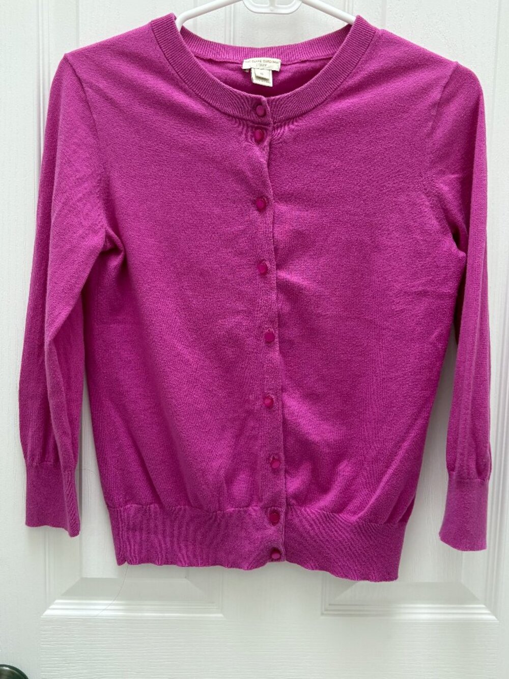 Small Magenta "The Clare Cardigan"